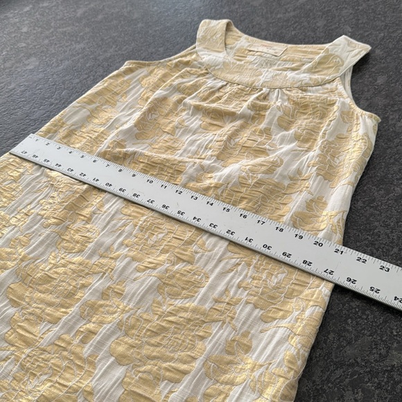 RENEE C. BY SO COOL COTTON VISCOSE POLY BLEND JACQUARD DRESS SIZE LARGE - Picture 8 of 11